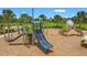 Community playground featuring slides and climbing structures, great for outdoor activities at 3762 Mossy Limb Ct, Palmetto, FL 34221