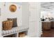 Bright mudroom with a built in bench and storage leading into the house at 534 Ladrone Ave, Tampa, FL 33606