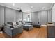 Comfortable media room with plush seating, a projector screen, and soundproofing for optimal viewing and listening at 534 Ladrone Ave, Tampa, FL 33606