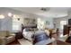 Spacious main bedroom featuring hardwood floors, neutral walls, and ample seating at 7244 Wild Oak Ln, Land O Lakes, FL 34637