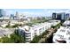 Aerial view of the condo and the surrounding cityscape at 1209 E Cumberland Ave # 1003, Tampa, FL 33602