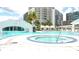 Inviting pool featuring a hot tub and scenic cityscape views at 1209 E Cumberland Ave # 1003, Tampa, FL 33602