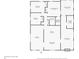 Detailed floor plan of a house layout including bedroom, bathroom, kitchen and Gathering rooms at 1226 E Henry Ave, Tampa, FL 33604