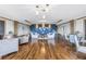 Well-appointed lobby features hardwood floors, ambient lighting, and comfortable seating at 125 Belleview Boulevard # 203, Belleair, FL 33756