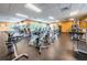 Well-equipped gym with modern exercise machines and weights for a complete workout at 1338 Winding Willow Dr, Trinity, FL 34655