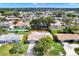 Expansive aerial view of a residential neighborhood with lush greenery and well-maintained homes at 13795 Antigua Dr, Seminole, FL 33776