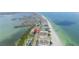 Aerial view of condo building near beach at 1501 Gulf Blvd # 201, Clearwater Beach, FL 33767