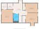 Second-floor floor plan featuring four bedrooms, a hall, a walk-in closet, and a bath at 17342 Lawn Orchid Loop, Land O Lakes, FL 34638