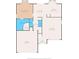 Floor plan featuring a living room, kitchen, primary bedroom, and a garage at 17342 Lawn Orchid Loop, Land O Lakes, FL 34638