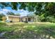 Spacious backyard featuring a covered patio and ample green space at 2481 12Th Sw Ave, Largo, FL 33770
