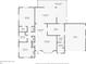 Detailed floor plan of a single-story home with multiple rooms and dimensions at 2481 12Th Sw Ave, Largo, FL 33770