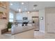 Well-equipped kitchen with stainless steel appliances, modern countertops, and a center island at 2487 Golden Pasture Cir, Clearwater, FL 33764