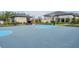 Community basketball court promotes active lifestyles and provides a space for friendly games and exercise at 3197 Acacia Bay Ave, Wesley Chapel, FL 33543