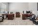Spacious office featuring neutral carpet, window, and two work stations at 3197 Acacia Bay Ave, Wesley Chapel, FL 33543