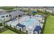 Community pool with ample seating and resort-style amenities at 3197 Acacia Bay Ave, Wesley Chapel, FL 33543