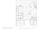 Detailed first-floor floorplan showcasing layout with multiple bedrooms, bathrooms, living spaces, and garage at 3337 Crescent Oaks Blvd, Tarpon Springs, FL 34688