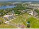 Beautiful aerial view of the community featuring pristine lakes, lush greenery, and well-maintained properties at 3532 Wicket Field Rd, Lutz, FL 33548