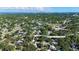 Sprawling neighborhood featuring lush greenery and a peek at the city skyline in the distance on a sunny day at 4901 Taylor N St, St Petersburg, FL 33714