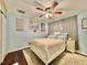 Cozy bedroom with a comfortable bed, soft lighting, and stylish decor at 4901 Taylor N St, St Petersburg, FL 33714