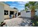 Cozy backyard with a patio area and a shed, perfect for relaxation and storage at 6554 34Th N Ave, St Petersburg, FL 33710