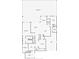 Layout of the home featuring the breakfast nook, office, primary bedroom and garage at 978 Signet Dr, Apollo Beach, FL 33572