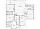 Floor plan featuring the bedroom layout, patio, entertainment room and theater at 978 Signet Dr, Apollo Beach, FL 33572