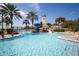 This community pool offers a fun waterslide feature and a shallow 3-foot section for all to enjoy at 978 Signet Dr, Apollo Beach, FL 33572