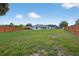 Wide backyard providing plenty of space for gardening and recreational activities at 10115 Briar Cir, Hudson, FL 34667