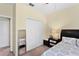 Bedroom showcasing a closet, neutral walls, and carpeted floors at 10216 Summer Azure Dr, Riverview, FL 33578