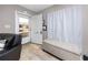 Bright entryway with tiled floor, seating, and a view to the outdoors at 12400 Park Blvd # 417, Seminole, FL 33772