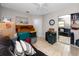 Living room is being used for storage and also features an old desk at 12400 Park Blvd # 417, Seminole, FL 33772