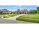 Well-manicured front yard and inviting exterior at 1313 Oxbridge Dr, Lutz, FL 33549