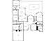 Detailed floor plan showcasing the layout, including bedrooms, bathrooms, and living spaces at 15024 Eaglepark Pl, Lithia, FL 33547