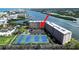 Waterfront condominium featuring tennis courts and stunning water views at 19451 Gulf Blvd # 205, Indian Shores, FL 33785