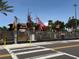 Outdoor view of Smugglers Cove Adventure Golf pirate ship themed building and tropical landscaping at 19451 Gulf Blvd # 205, Indian Shores, FL 33785