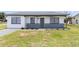 Charming single-story home with freshly painted exterior and well-maintained front lawn and flower bed at 2425 Wishing Well Cir, Tampa, FL 33619
