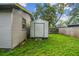 Backyard shed for extra storage at 2607 N 59Th St, Tampa, FL 33619