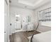 Neutral toned bedroom with ensuite bathroom, bunk bed, and modern flooring at 2809 N 21St St, Tampa, FL 33605