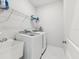 Efficient laundry room with new front load washer and dryer, shelving, and plenty of storage at 2809 N 21St St, Tampa, FL 33605