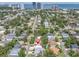 Desirable neighborhood with mature trees and stunning skyline views in the distance at 3412 W San Juan St # A, Tampa, FL 33629