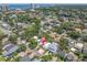 Desirable neighborhood with mature trees and stunning skyline views in the distance at 3412 W San Juan St # A, Tampa, FL 33629