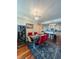Dining area adjacent to kitchen featuring wine storage and seating for four at 345 Bayshore Blvd # 1807, Tampa, FL 33606