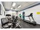 Modern gym with various exercise machines and free weights available at 400 Island Way # 502, Clearwater Beach, FL 33767