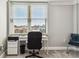 Office space featuring a desk, chair, and a scenic view from the window at 400 Island Way # 502, Clearwater Beach, FL 33767
