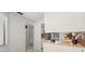 Well-lit kitchen area with wood countertops, and ample cabinet space is adjacent to living space at 440 Lakeview Dr # 34, Palm Harbor, FL 34683