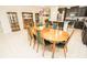 Open concept dining area between the kitchen and the living room at 5003 Wabash Pl, Riverview, FL 33578