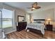 Cozy bedroom featuring a decorative ceiling fan, and lots of natural light at 5422 Sunset Falls Dr, Apollo Beach, FL 33572