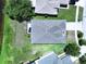 Straight down aerial view of the roof and yard at 6314 Gondola Dr, Riverview, FL 33578