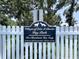 Community dog park, for residents only, featuring a white picket fence surround at 6314 Gondola Dr, Riverview, FL 33578