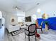 Bright living room featuring high ceilings, modern decor, and arched doorways at 6314 Gondola Dr, Riverview, FL 33578